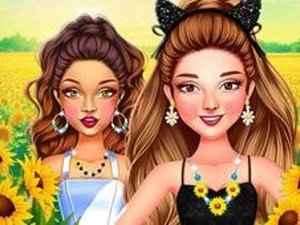 Sunflower Style Dress-Up Game