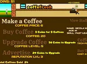 Coffee Shop Growth Simulator