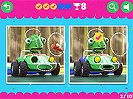 Lucas the Spider Spot the Difference Online Game