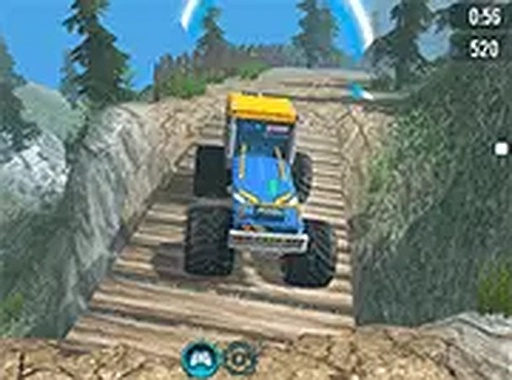Monster Truck Mountain Offroad Driving Game