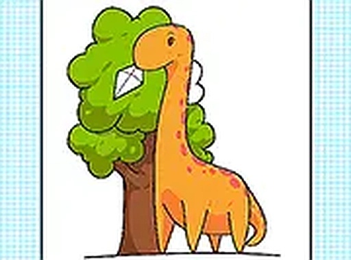 Click and Color Dinosaurs Online Game
