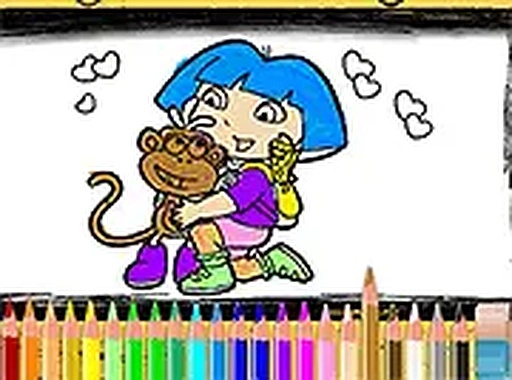 BTS Dora Coloring Book Online Game