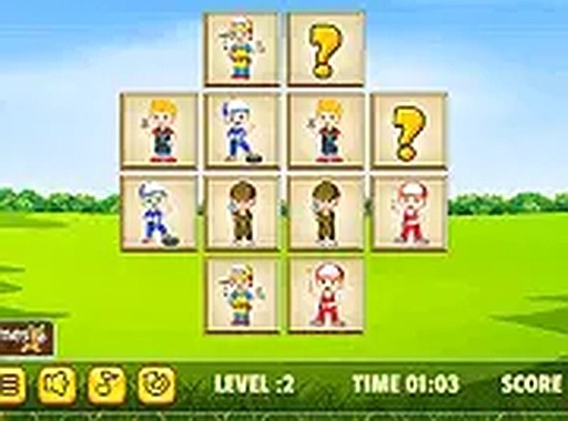 Professional Kids Memory Match Game